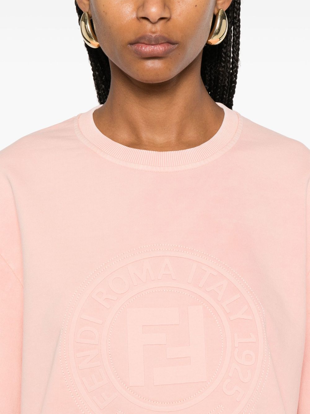 Fendi T-shirts and Polos Pink Cotton