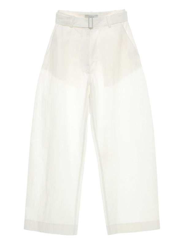 Studio Nicholson Round leg cotton trousers