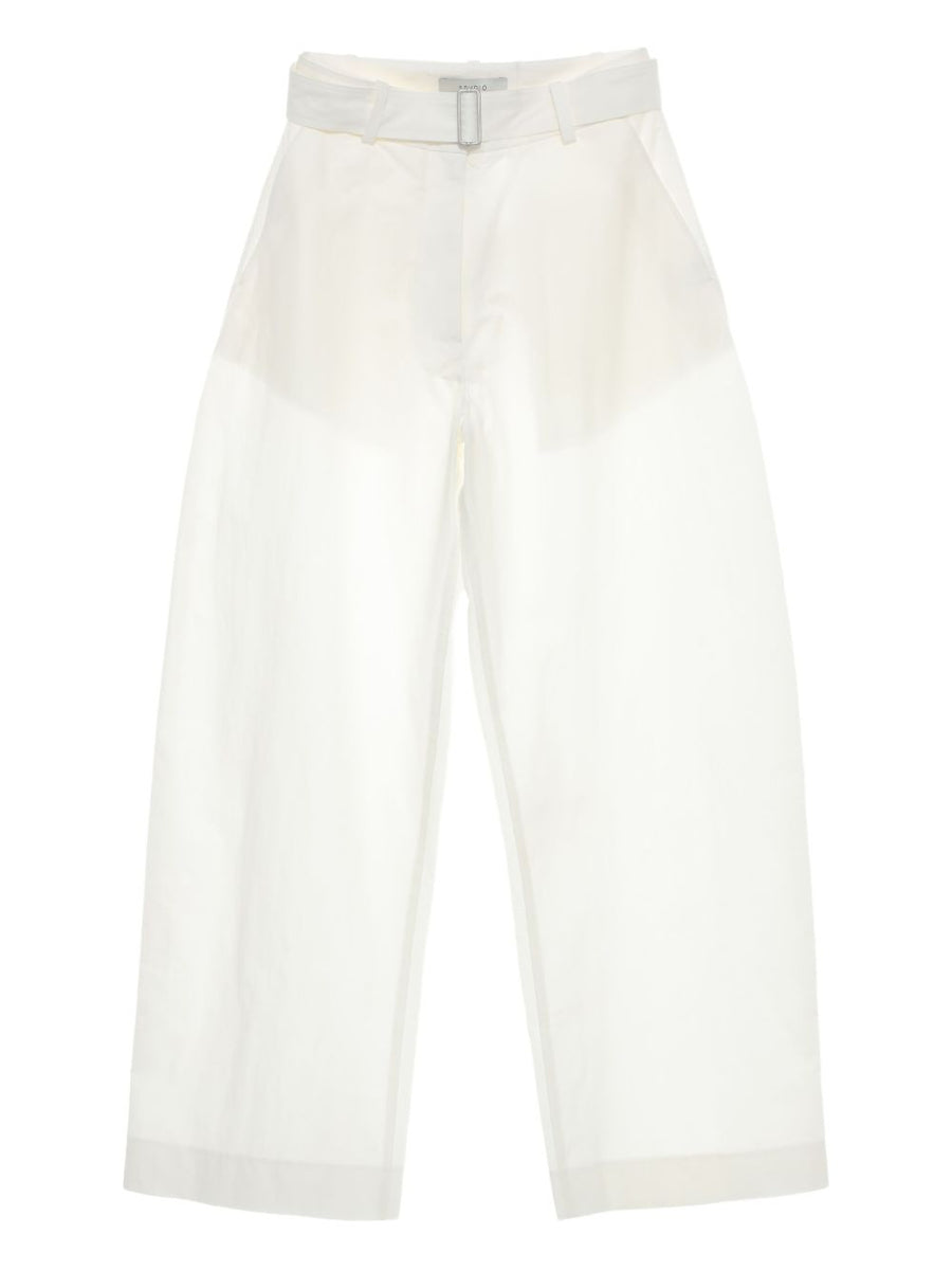 Studio Nicholson Round leg cotton trousers