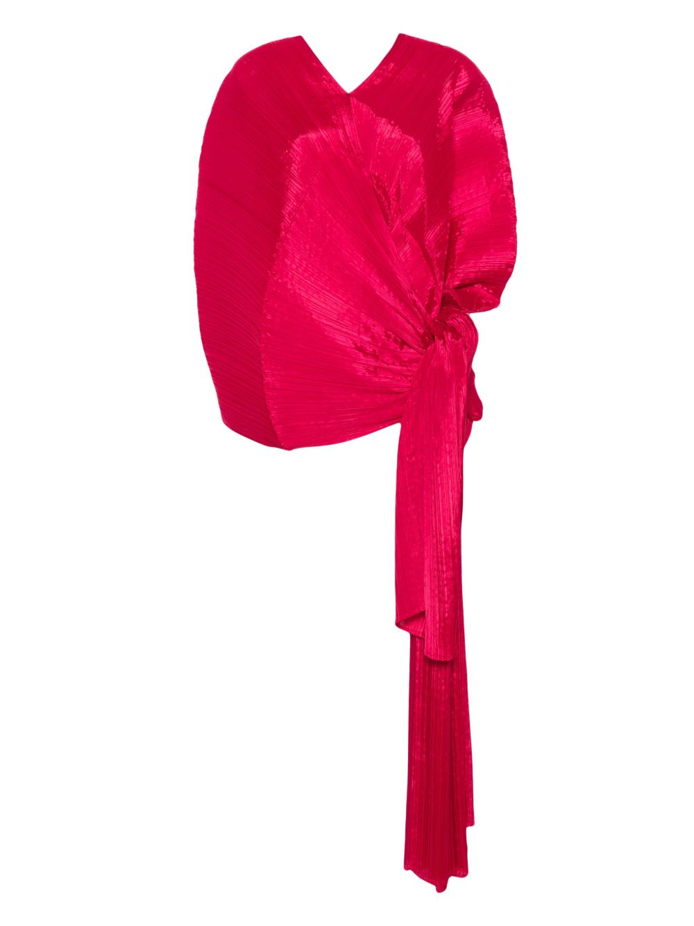 Pleats Please Scarfs Red Polyester