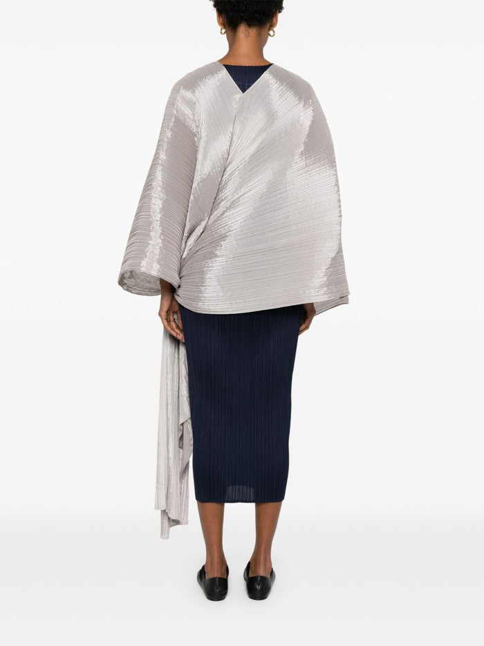 Pleats Please Scarfs Grey Polyester