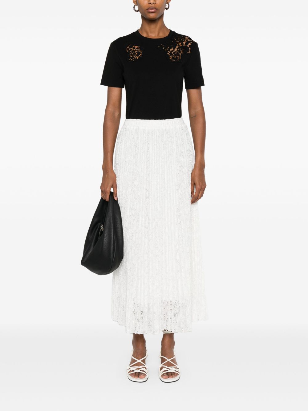 Ermanno Scervino T-Shirts And Polos Black Cotton