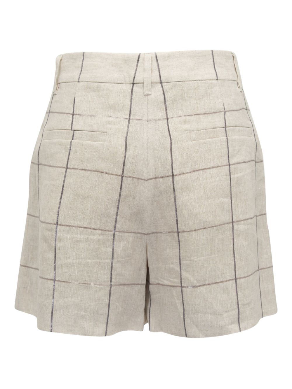 Brunello Cucinelli Shorts Beige Linen 100'%