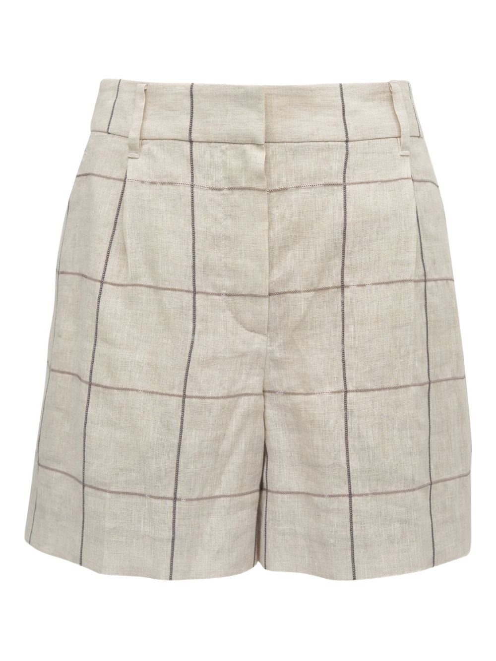 Brunello Cucinelli Shorts Beige Linen 100'%