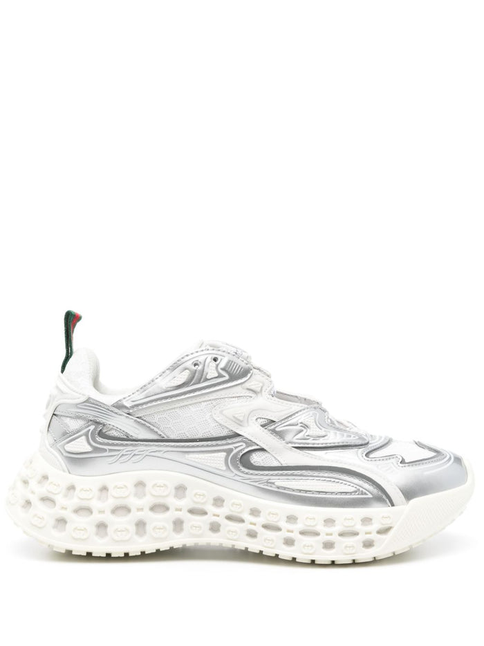 Gucci Sneakers Silver Viscose