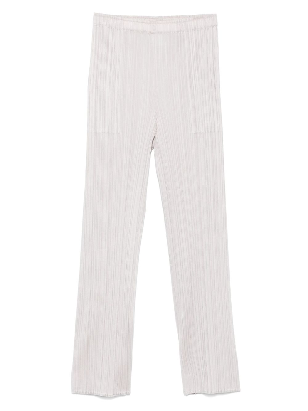 Pleats Please Trousers Grey Polyester