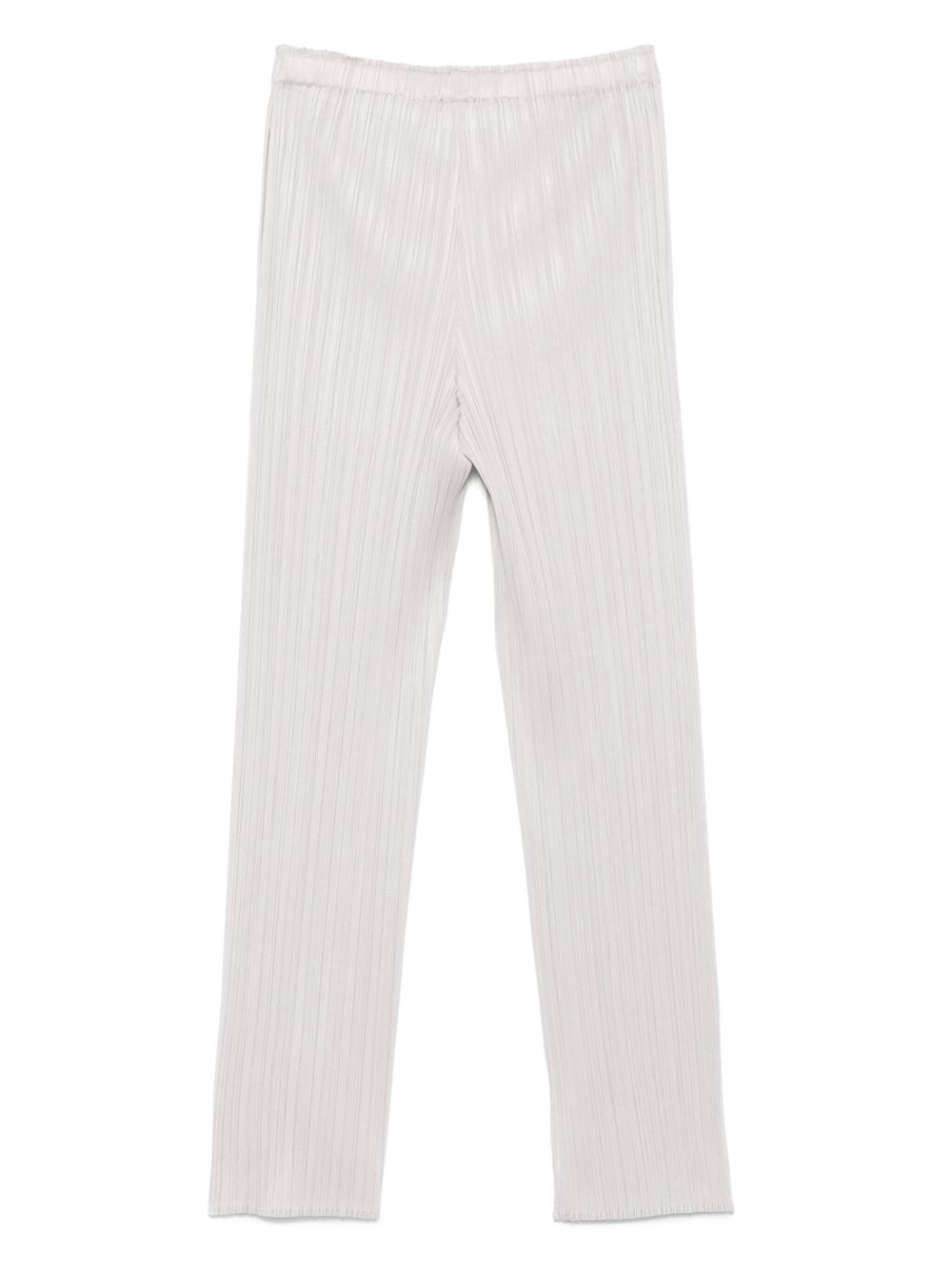 Pleats Please Trousers Grey Polyester