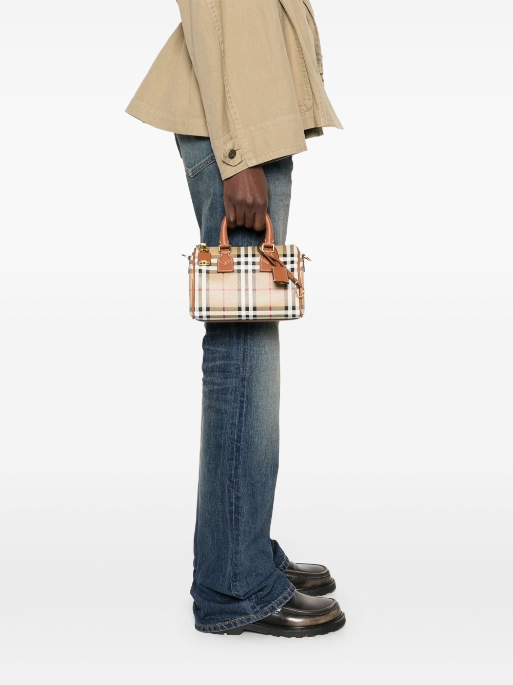Burberry Bags Leather Brown Outer: Polyurethane