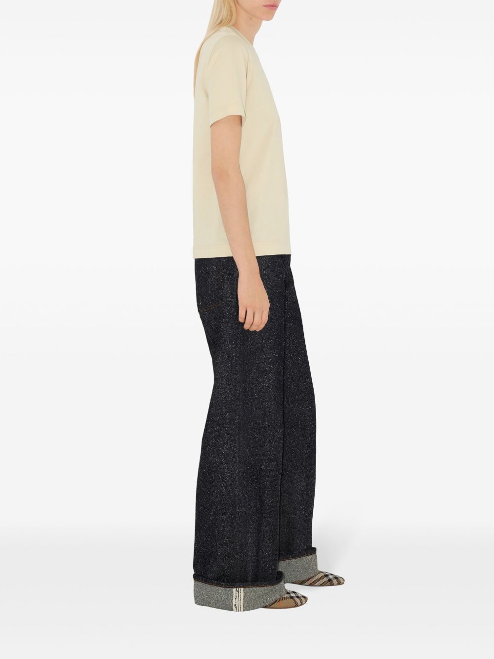 Burberry T-Shirts And Polos Beige Cotton