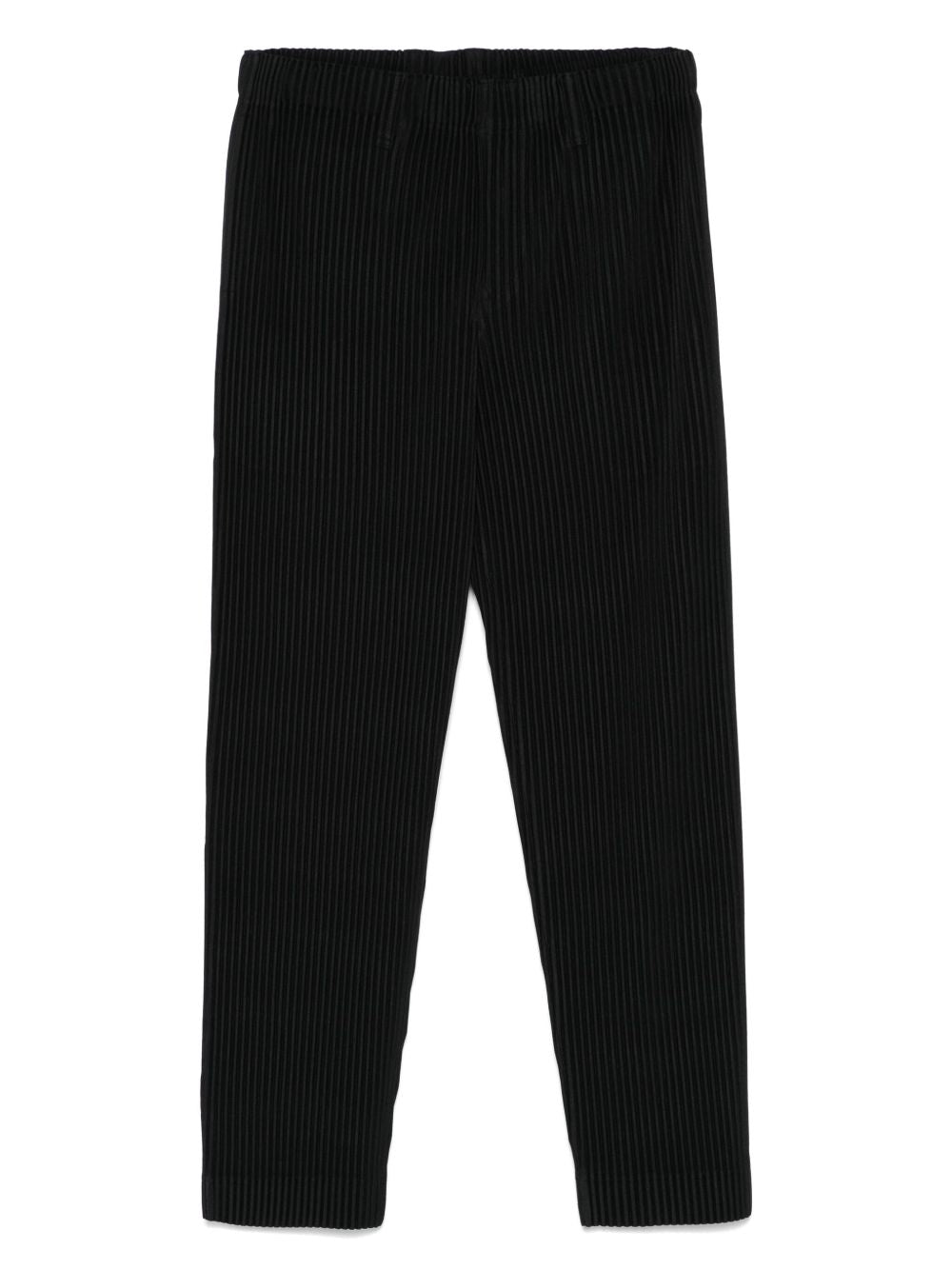 Homme Plisse Issey Miyake Trousers Black Polyester 100 %