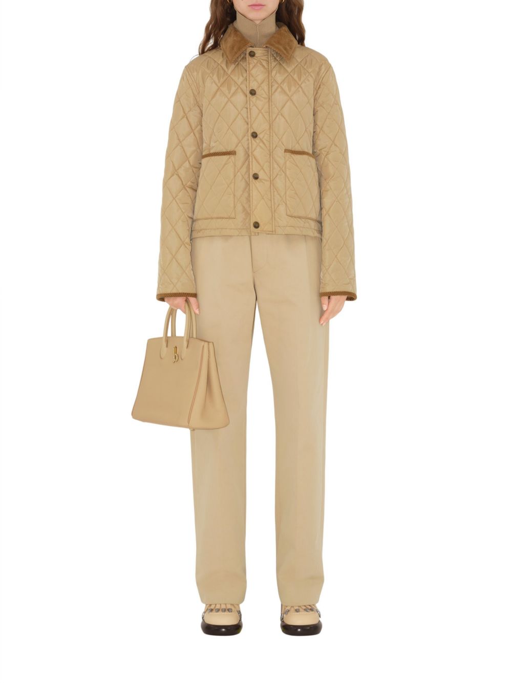 Burberry Jackets Beige Outer: Cotton