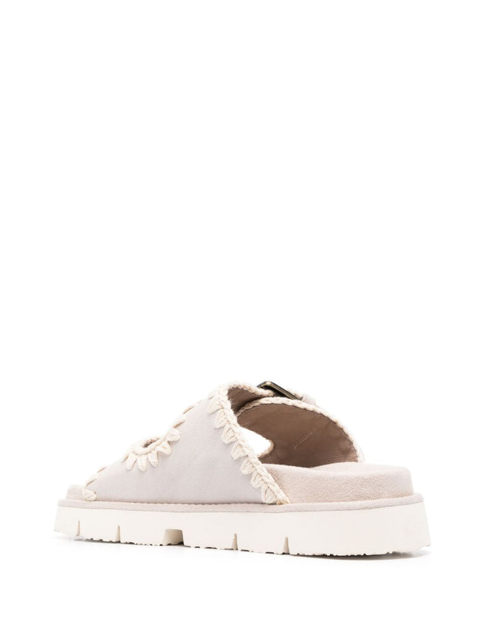 Mou Sandals Beige Outer: Calf Leather