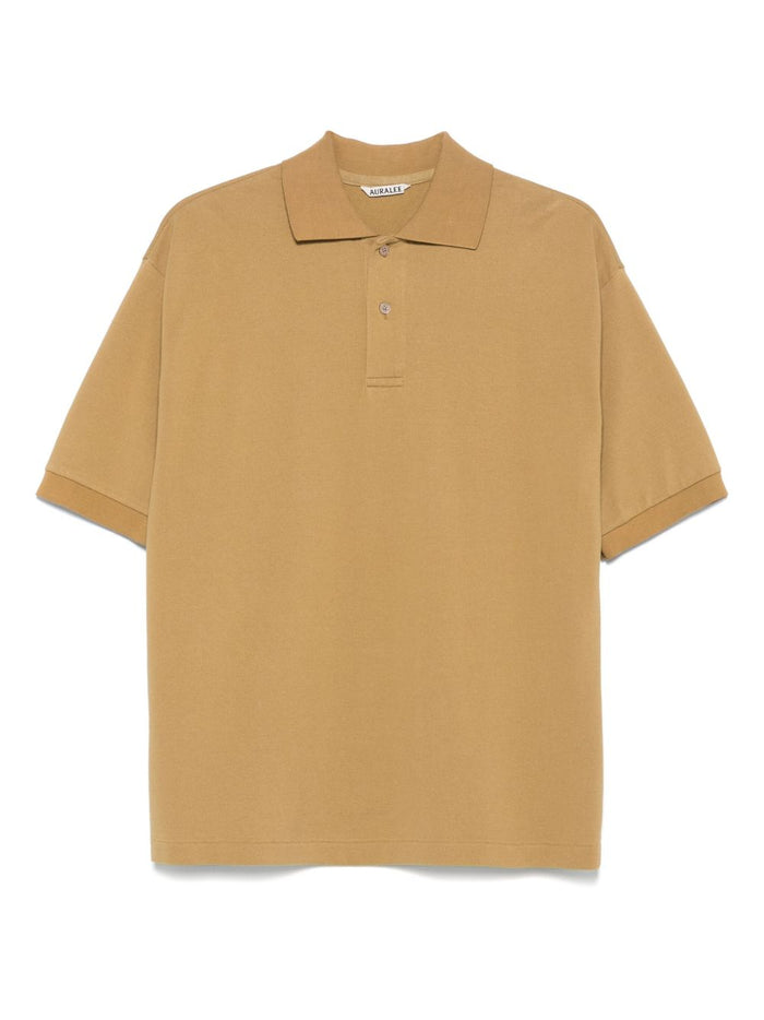 Auralee T-Shirts And Polos Kaki Cotton