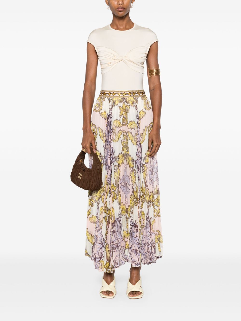 Alice + Olivia Skirts Multicolour Polyester Elastane