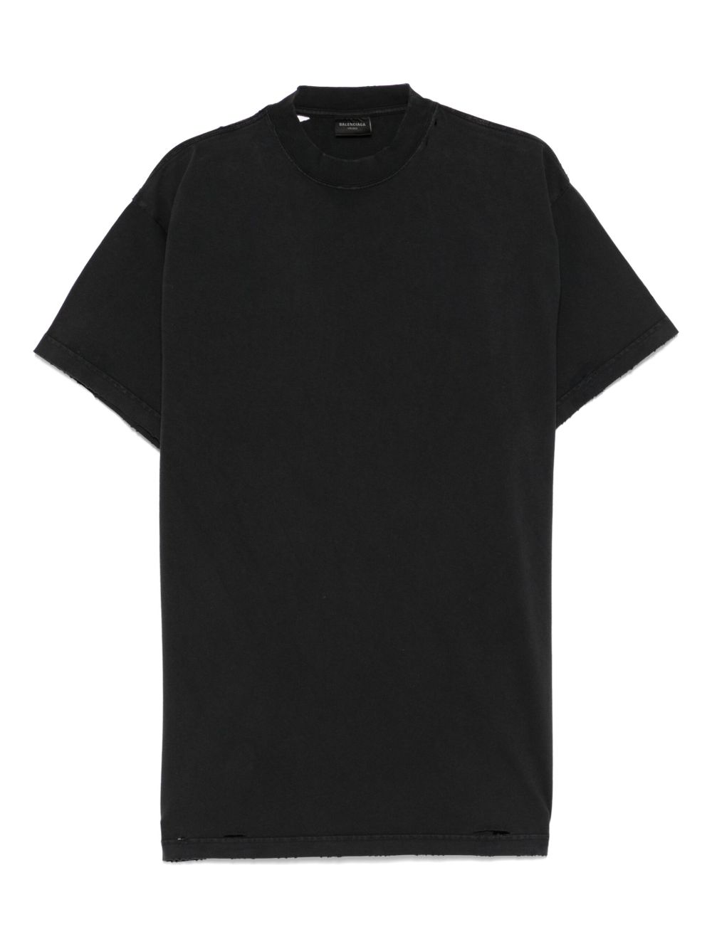 Balenciaga T-Shirts And Polos Black Cotton