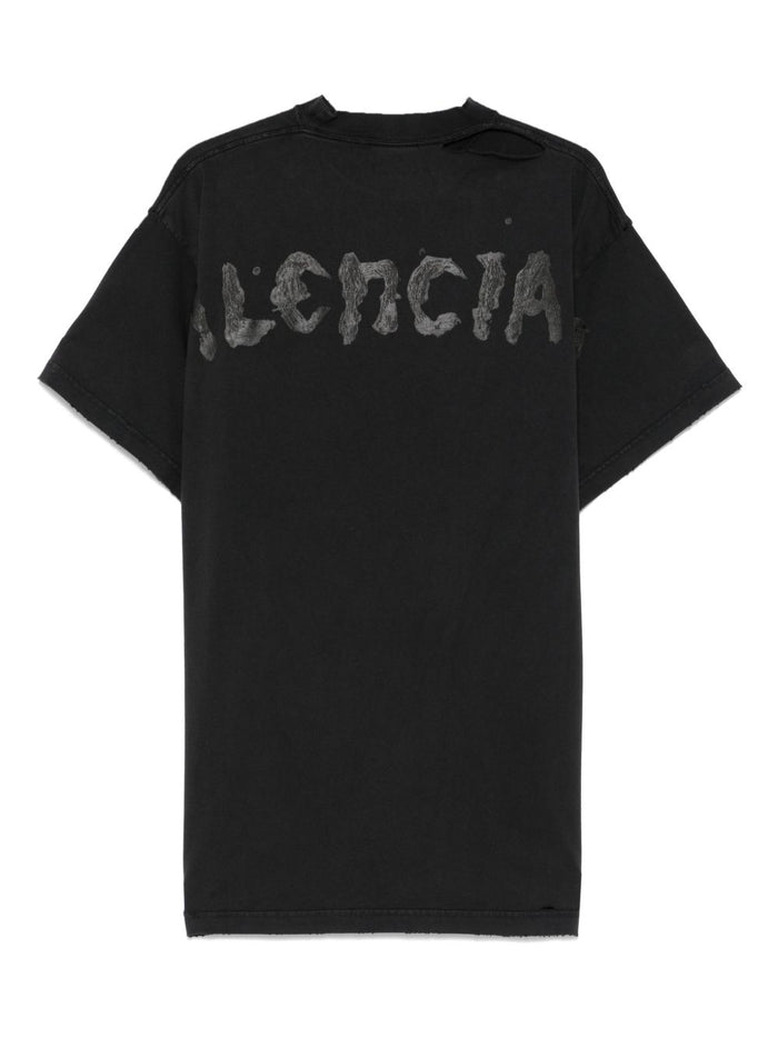 Balenciaga T-Shirts And Polos Black Cotton