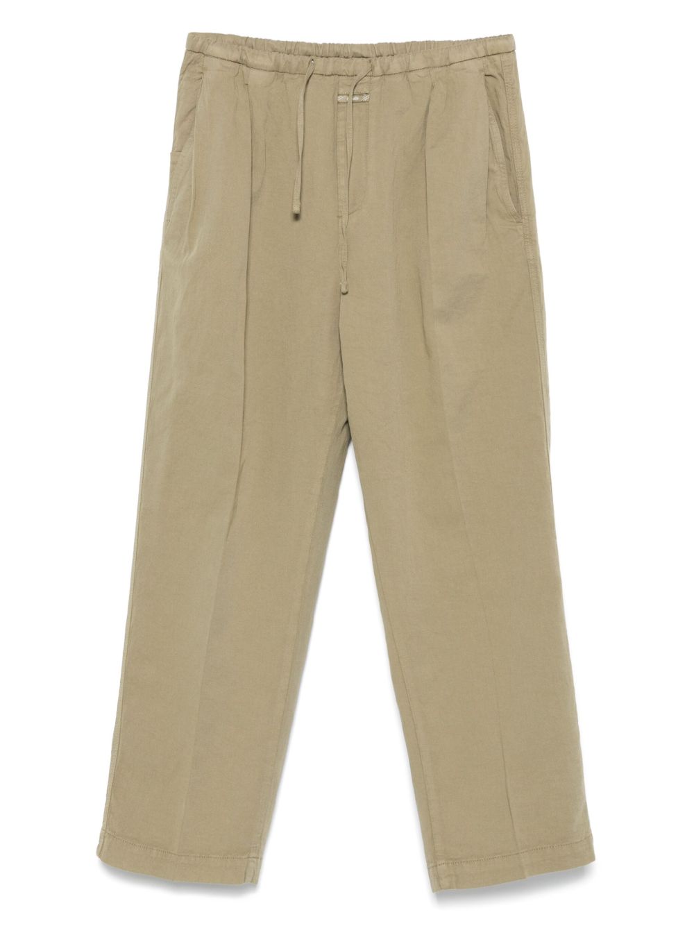 Closed Trousers Green Cotton