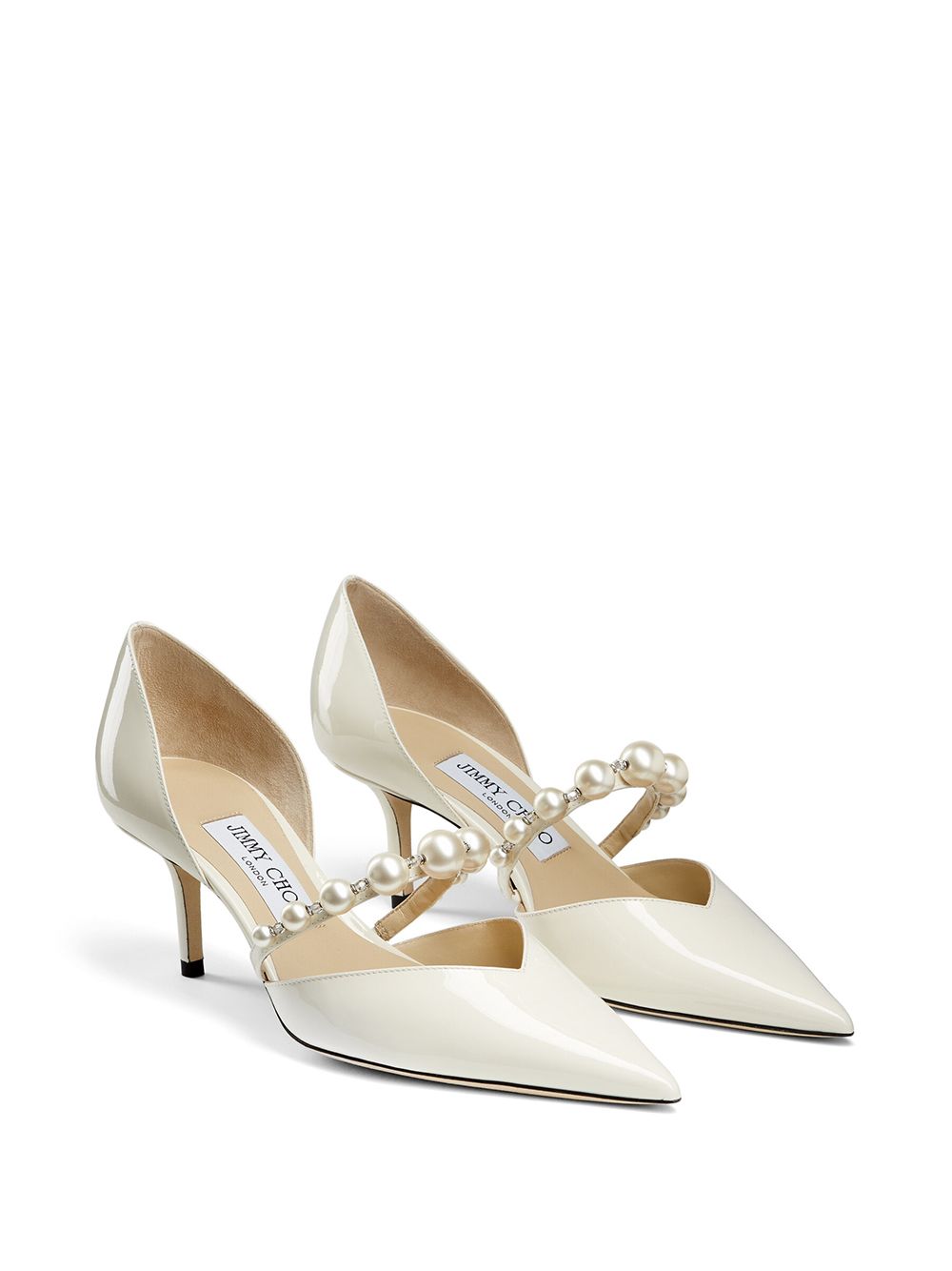 Jimmy Choo With Heel White