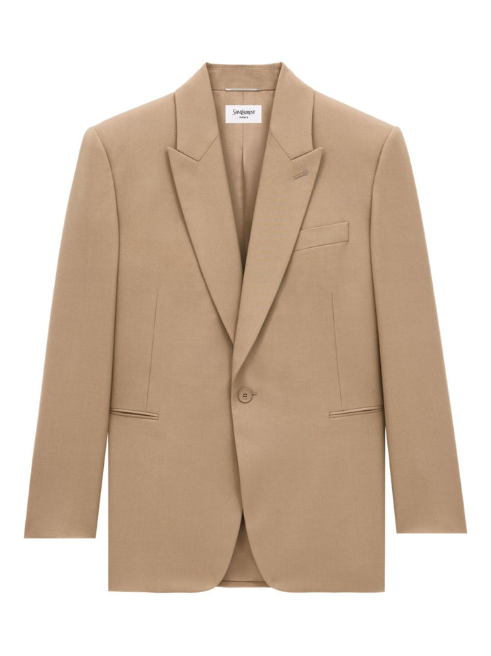 Saint Laurent Jackets Beige