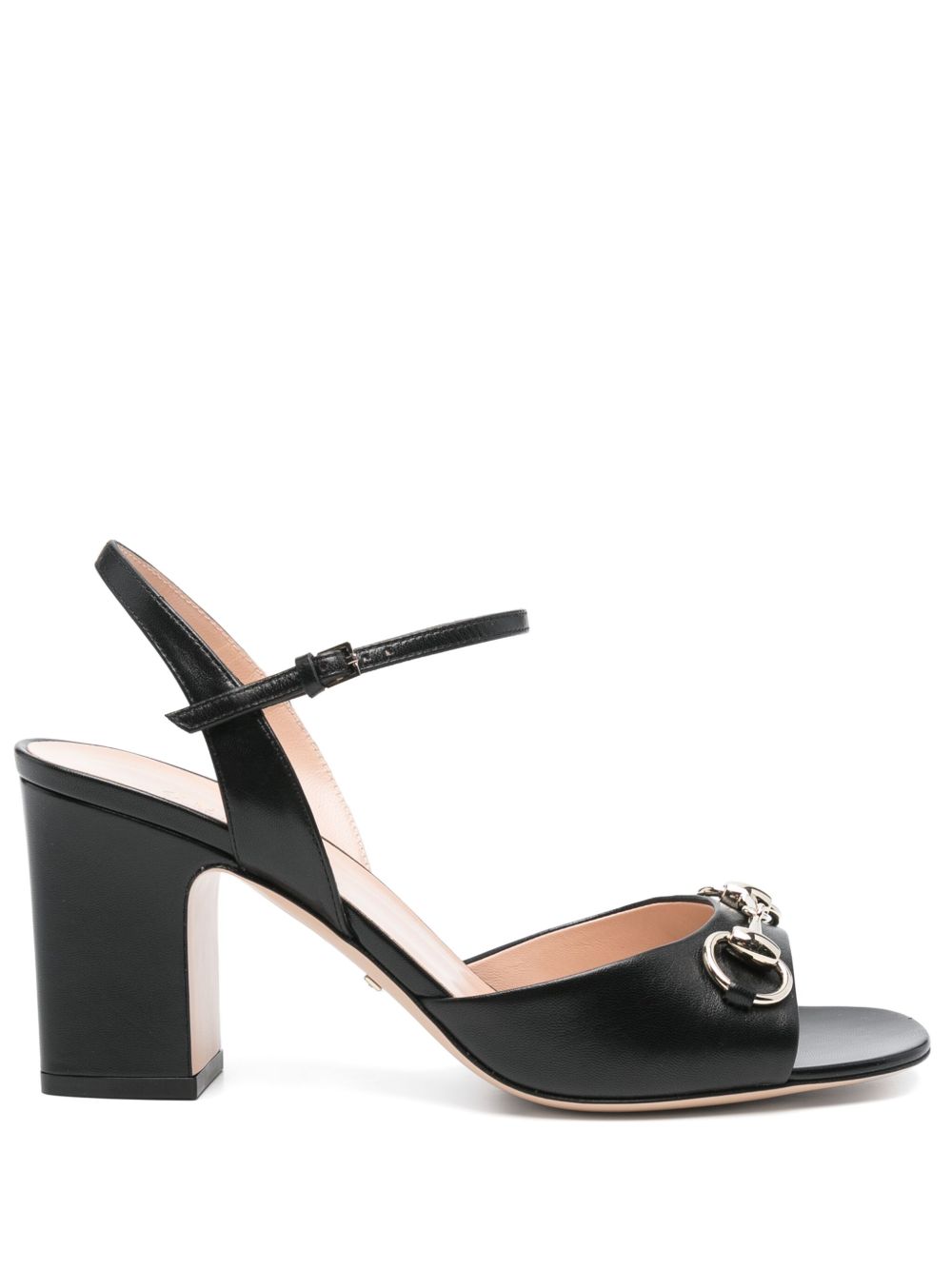 Gucci Sandals Black Calf Leather