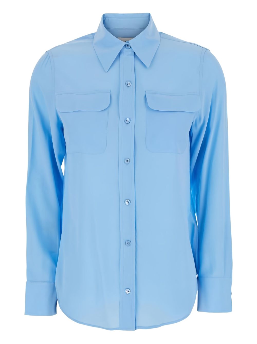 Equipment Shirts Clear Blue Silk