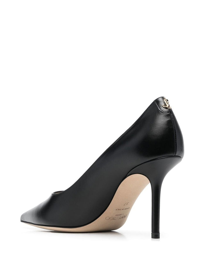 Jimmy Choo With Heel Black Outer: Leather