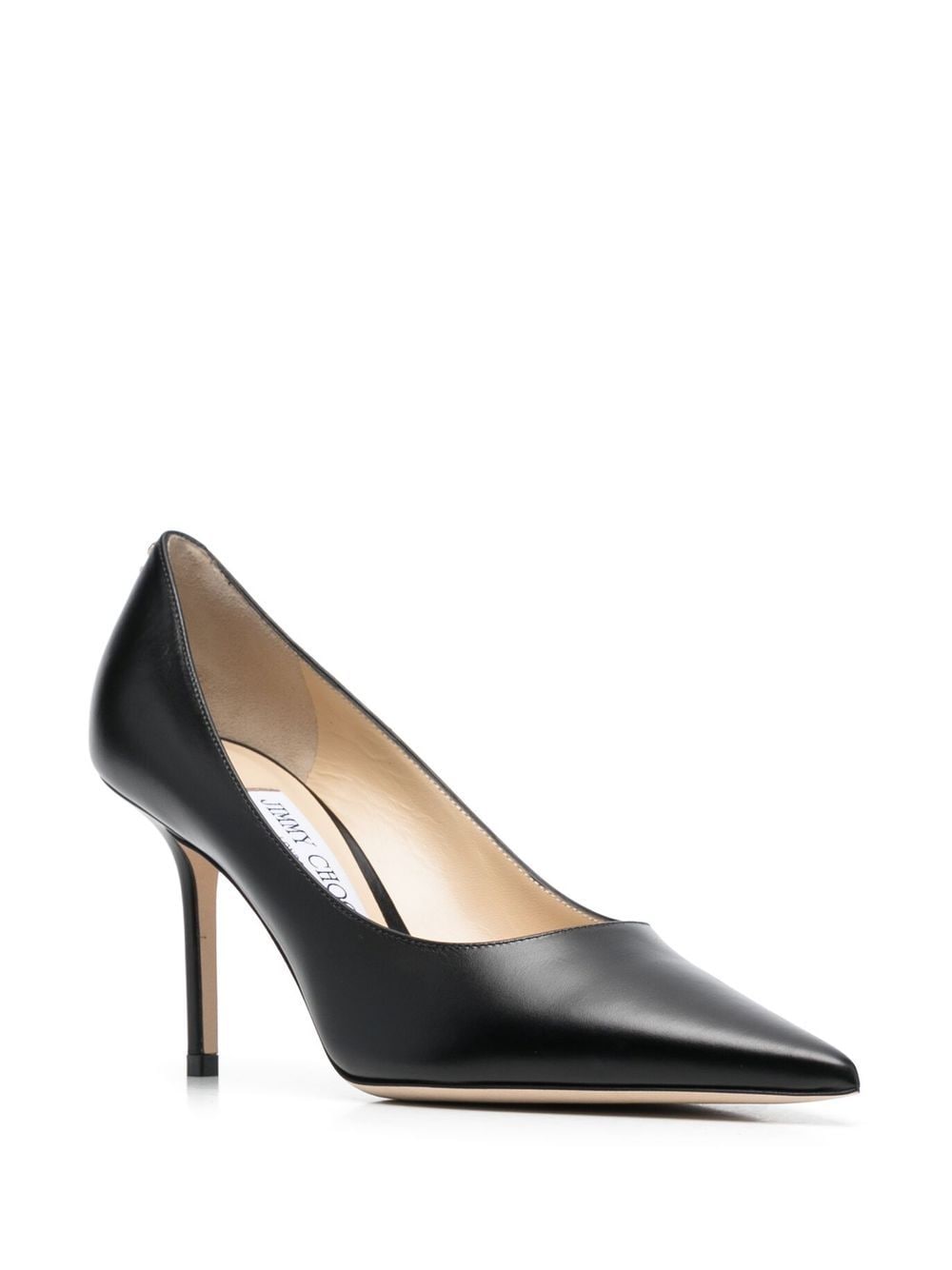 Jimmy Choo With Heel Black Outer: Leather