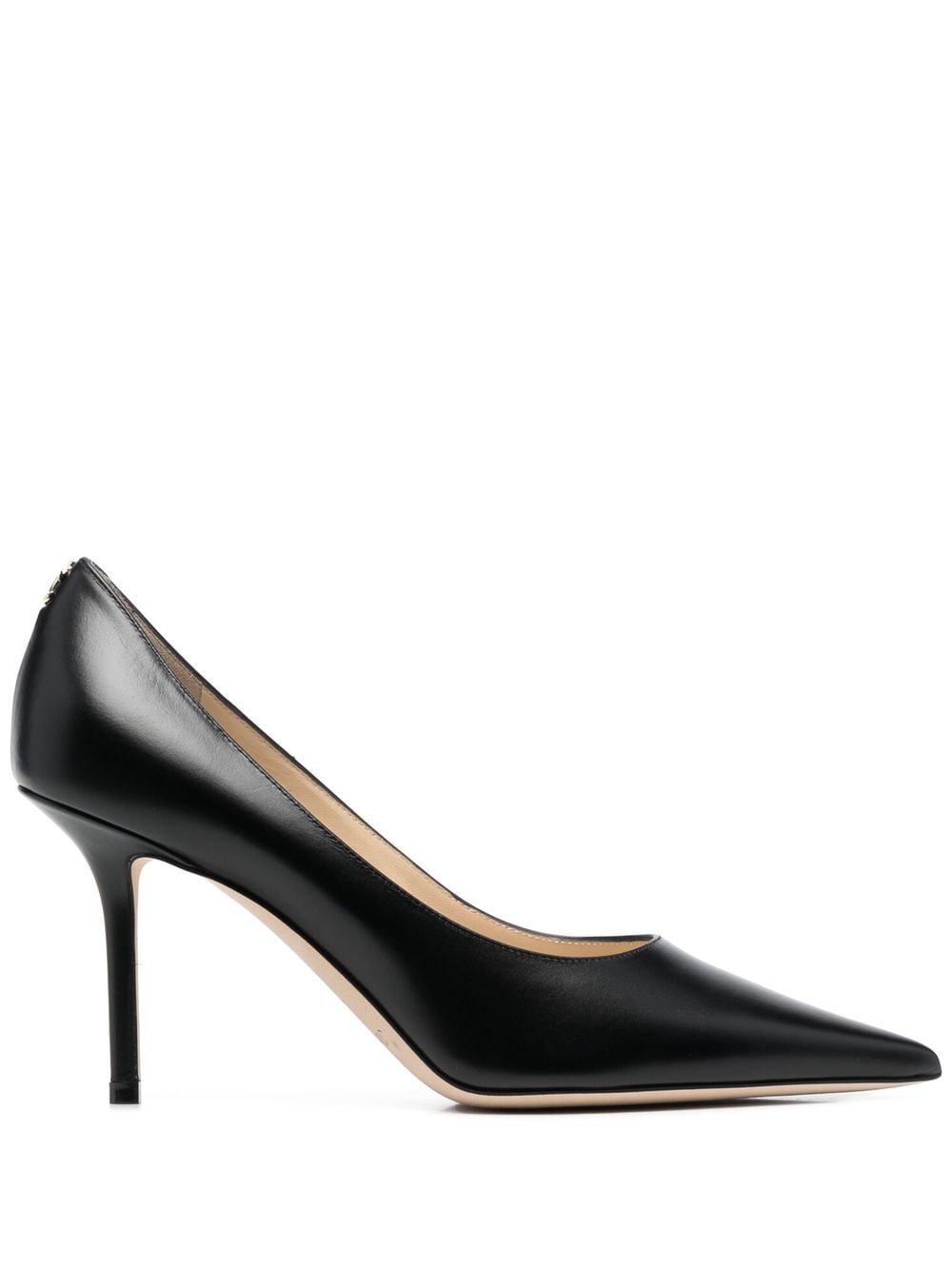 Jimmy Choo With Heel Black Outer: Leather
