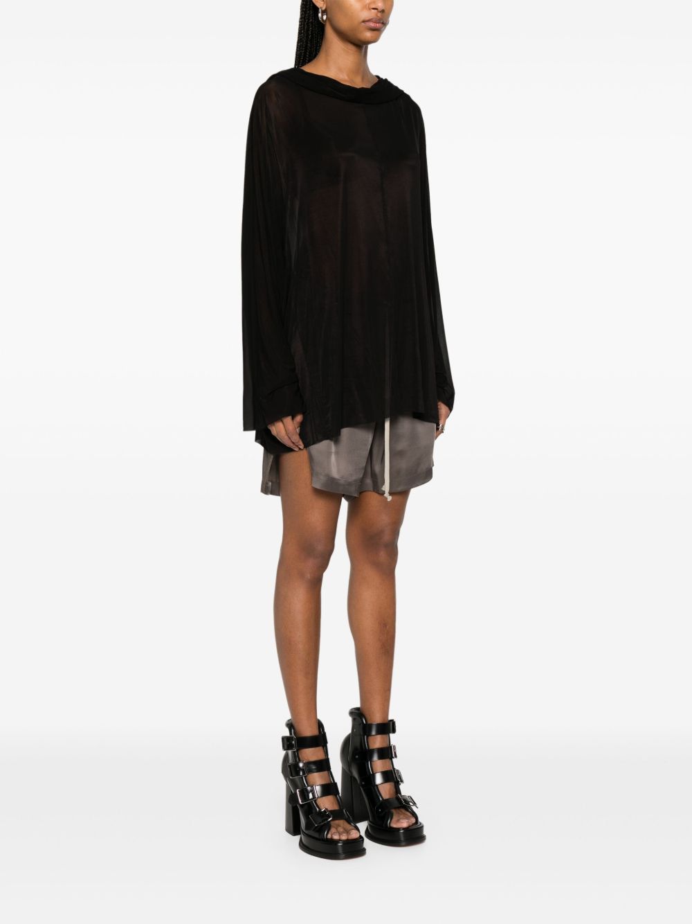 Rick Owens Sweaters Black Lining: Cotton Outer: Wool