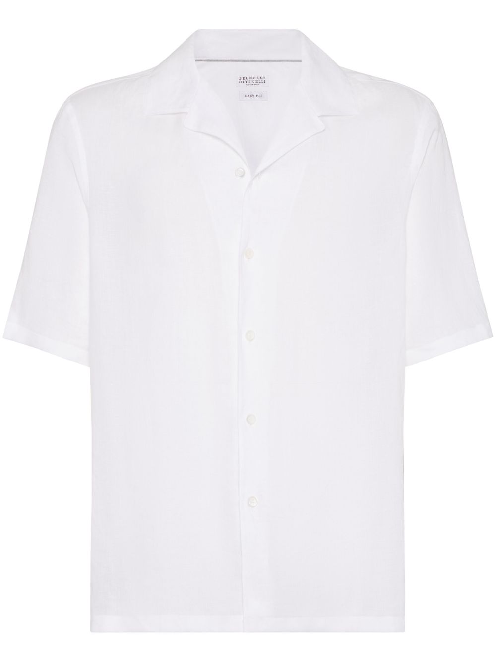 Brunello Cucinelli Shirts Bianco Eco Linen