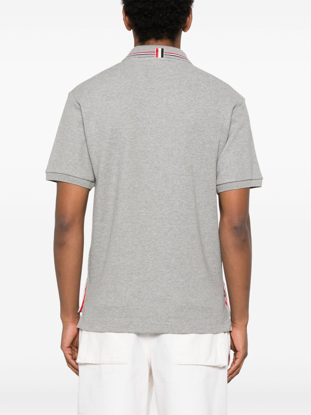 Thom Browne T-shirts and Polos Light Grey Self: Cotton
