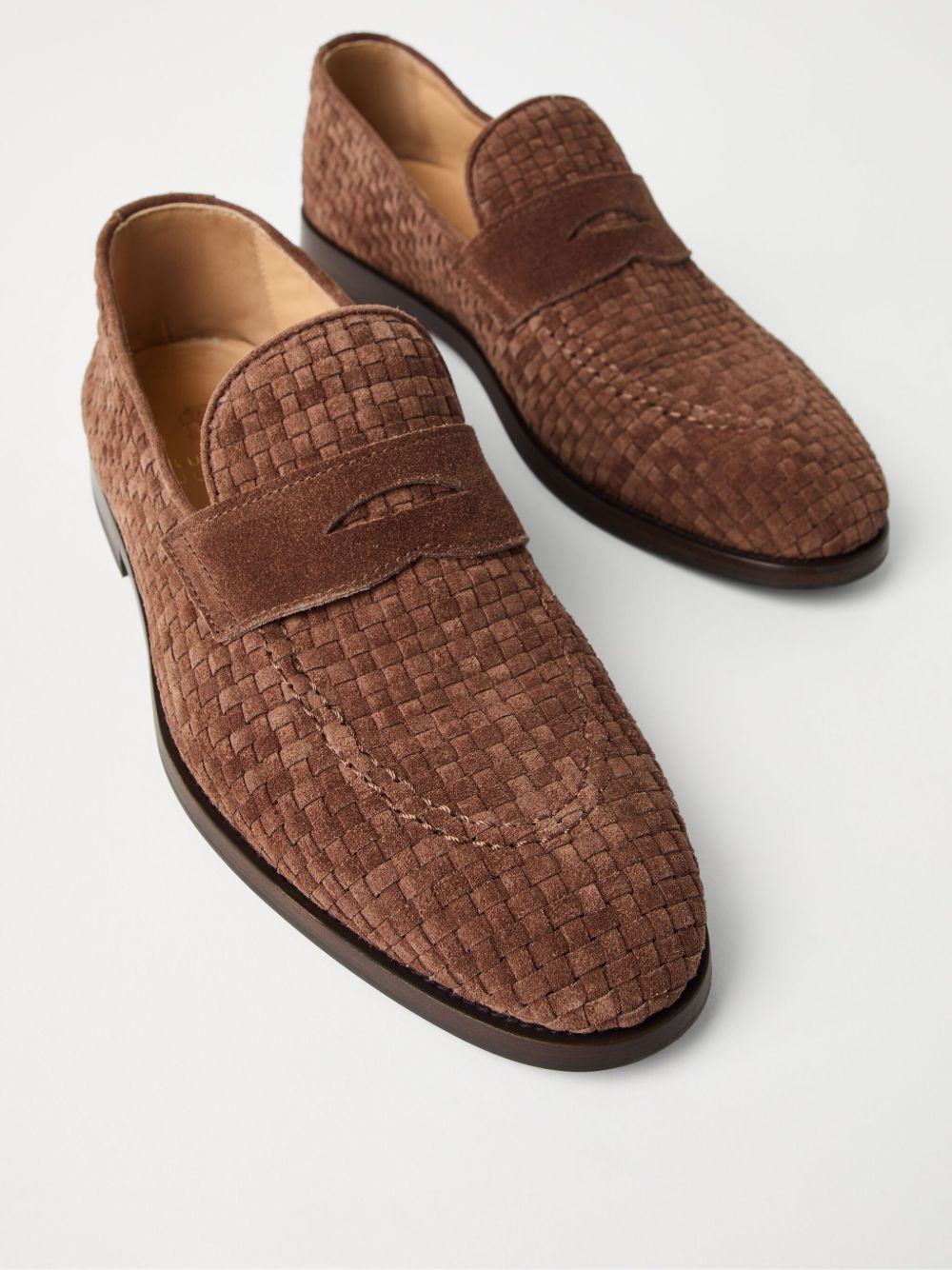 Brunello Cucinelli Flat Shoes Marrone Suede
