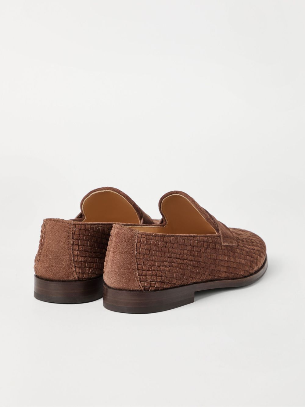 Brunello Cucinelli Flat Shoes Marrone Suede