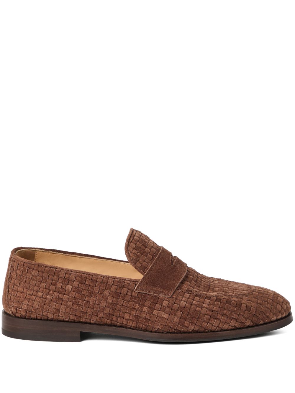 Brunello Cucinelli Flat Shoes Marrone Suede