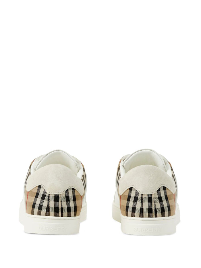 Burberry Sneakers White Calf Skin