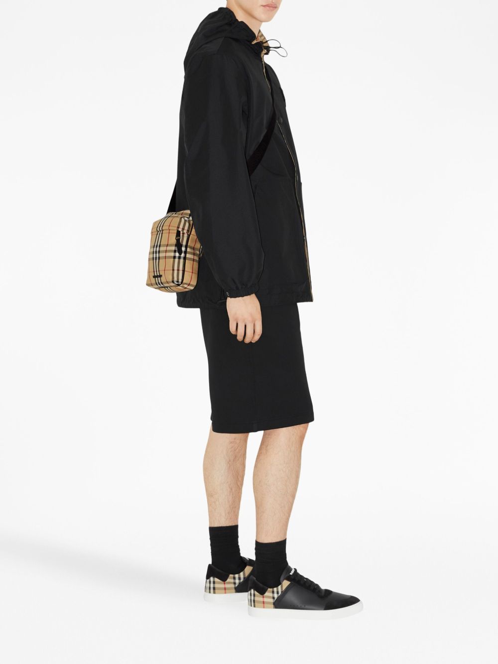 Burberry Sneakers Black Calf Leather