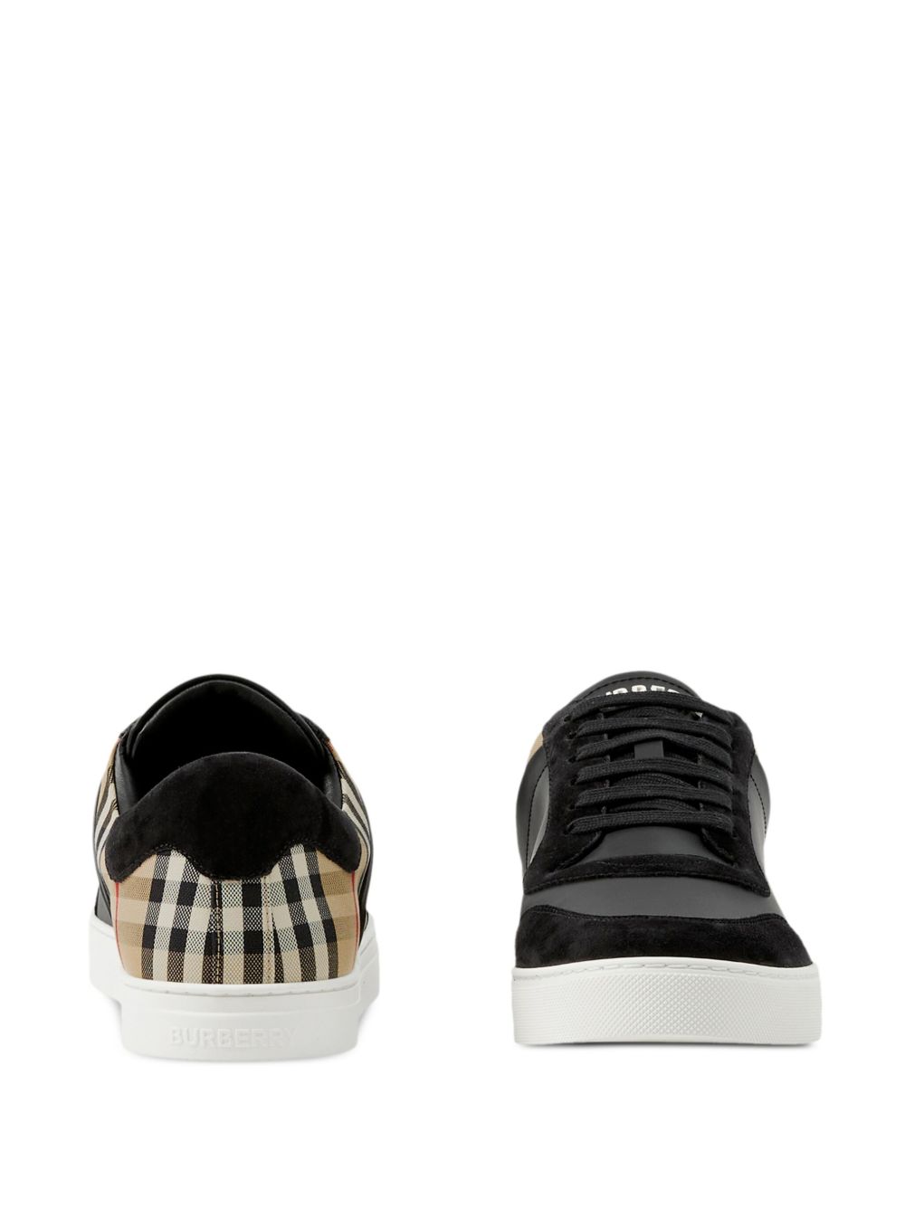 Burberry Sneakers Black Calf Leather