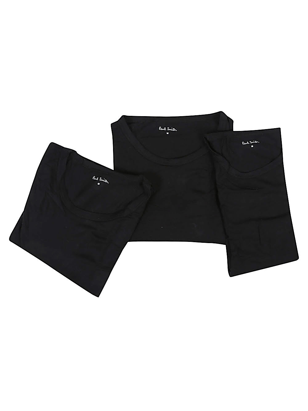 Paul Smith T-Shirts And Polos Nero Modal Elastane