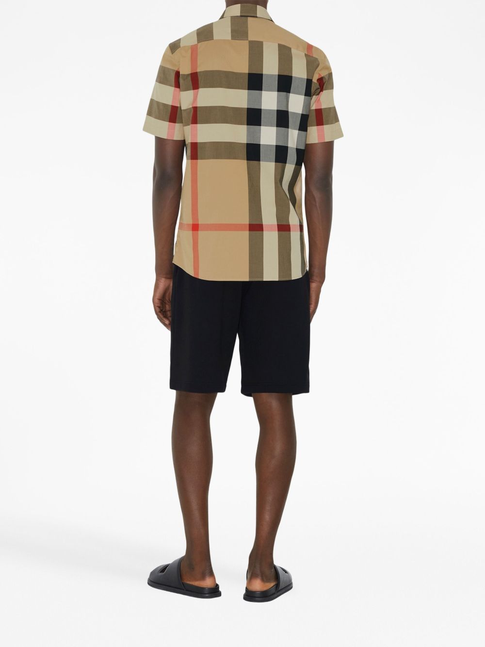 Burberry Shirts Beige Cotton