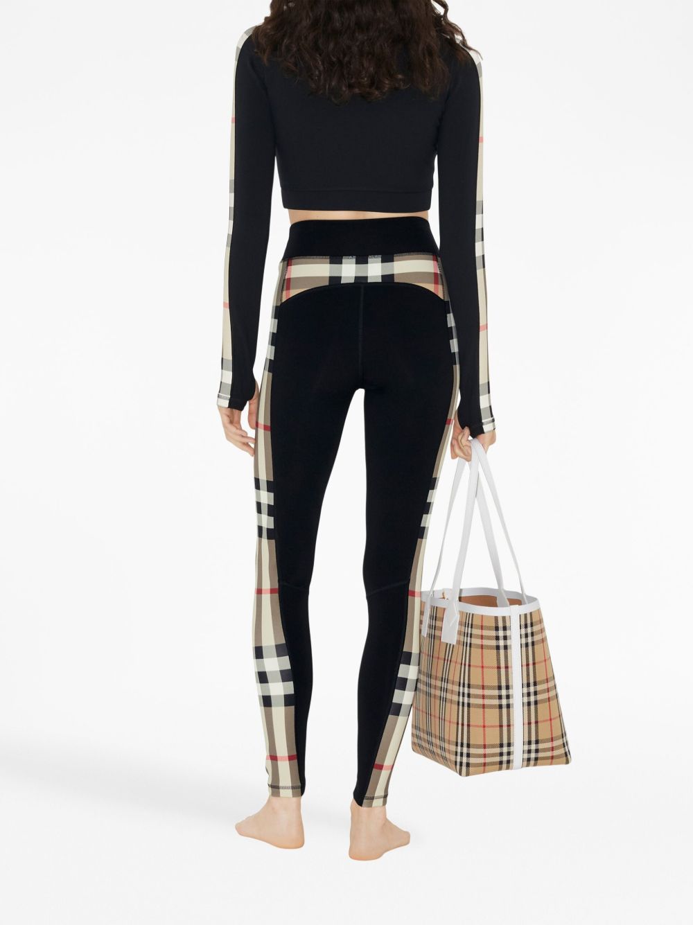 Burberry Trousers Black Polyamide