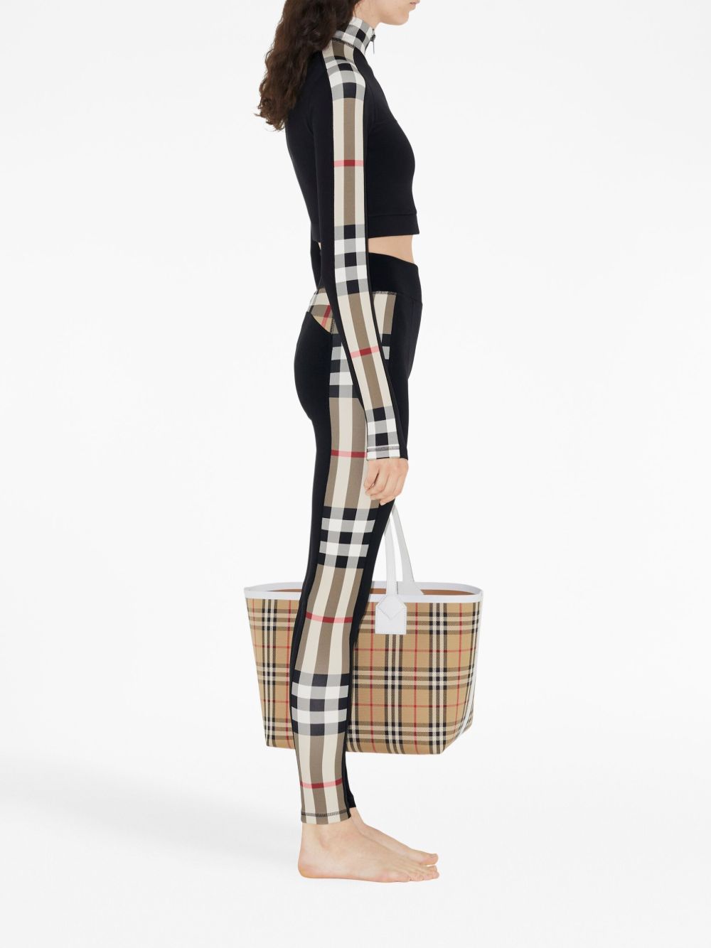 Burberry Trousers Black Polyamide
