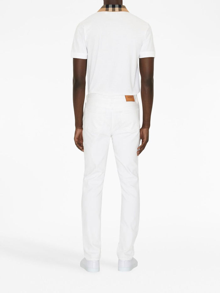 Burberry T-Shirts And Polos White Cotton