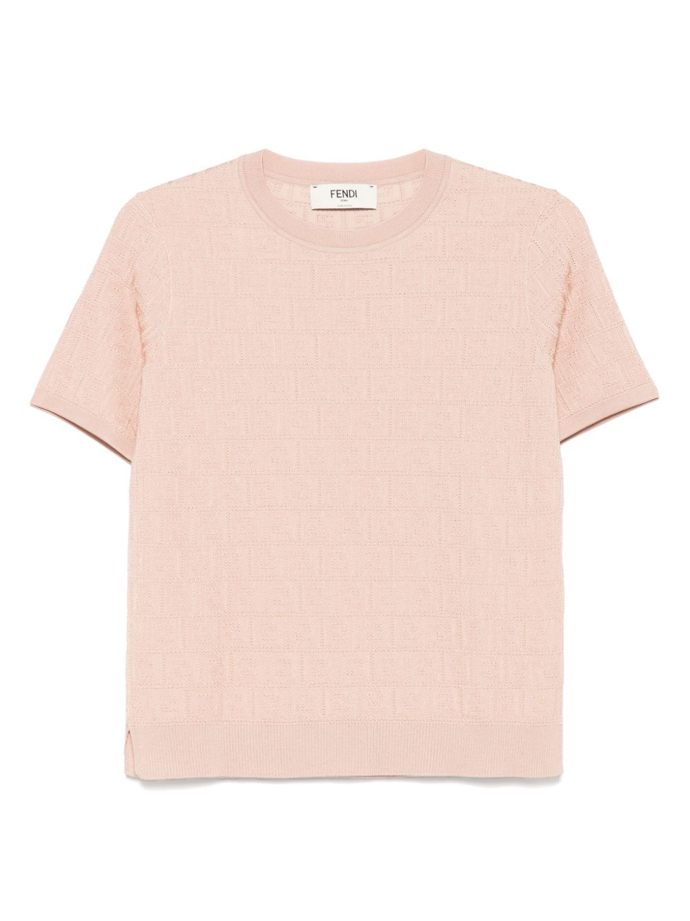 Fendi T-Shirts And Polos Pink Cotton Viscose