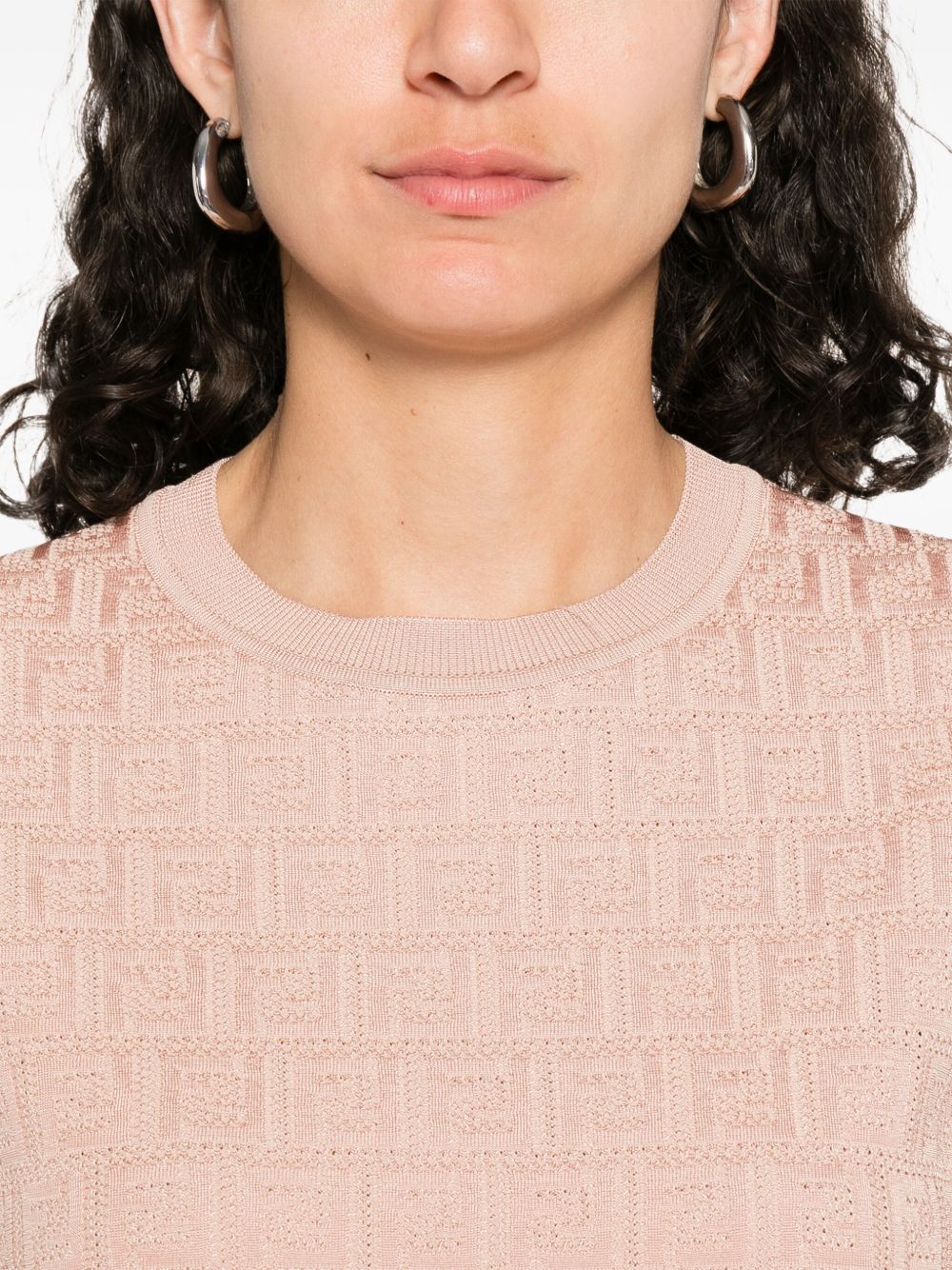 Fendi T-Shirts And Polos Pink Cotton Viscose