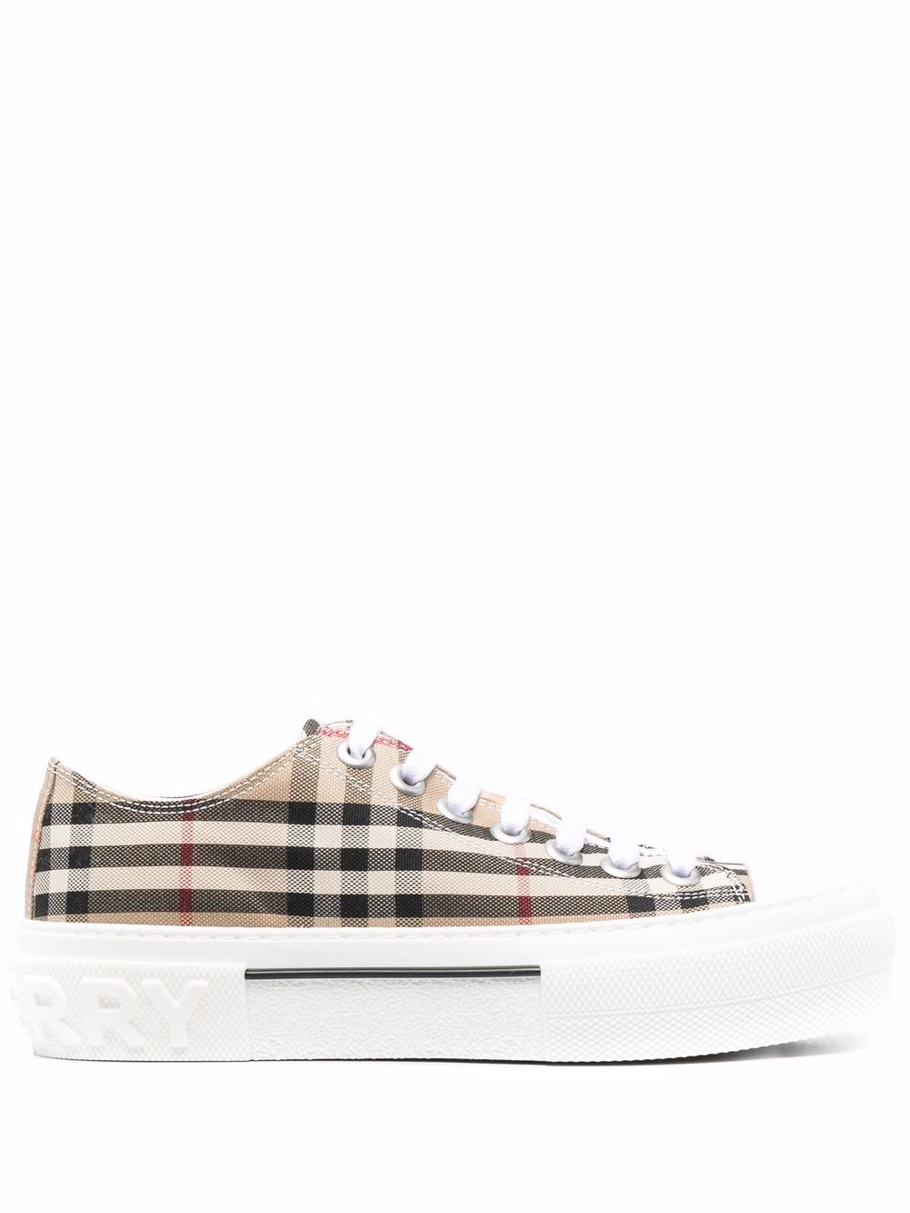 Burberry Sneakers Beige Outer: Cotton Lining: Fabric