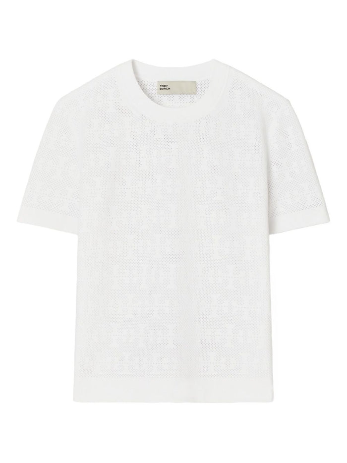 Tory Burch T-shirts and Polos White Viscose