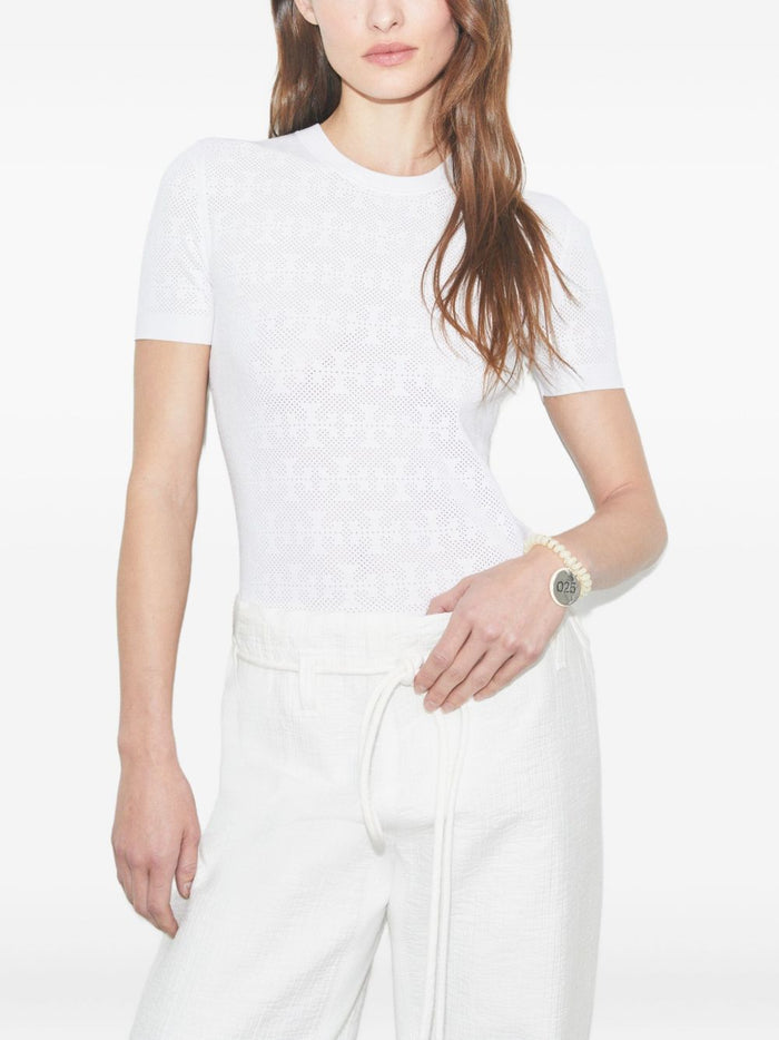 Tory Burch T-shirts and Polos White Viscose