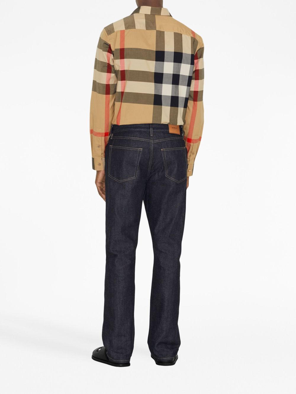 Burberry Shirts Beige Cotton