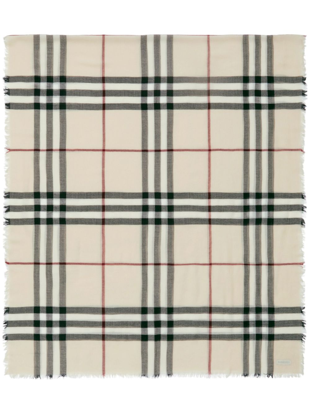 Burberry Scarfs Cream Wool
