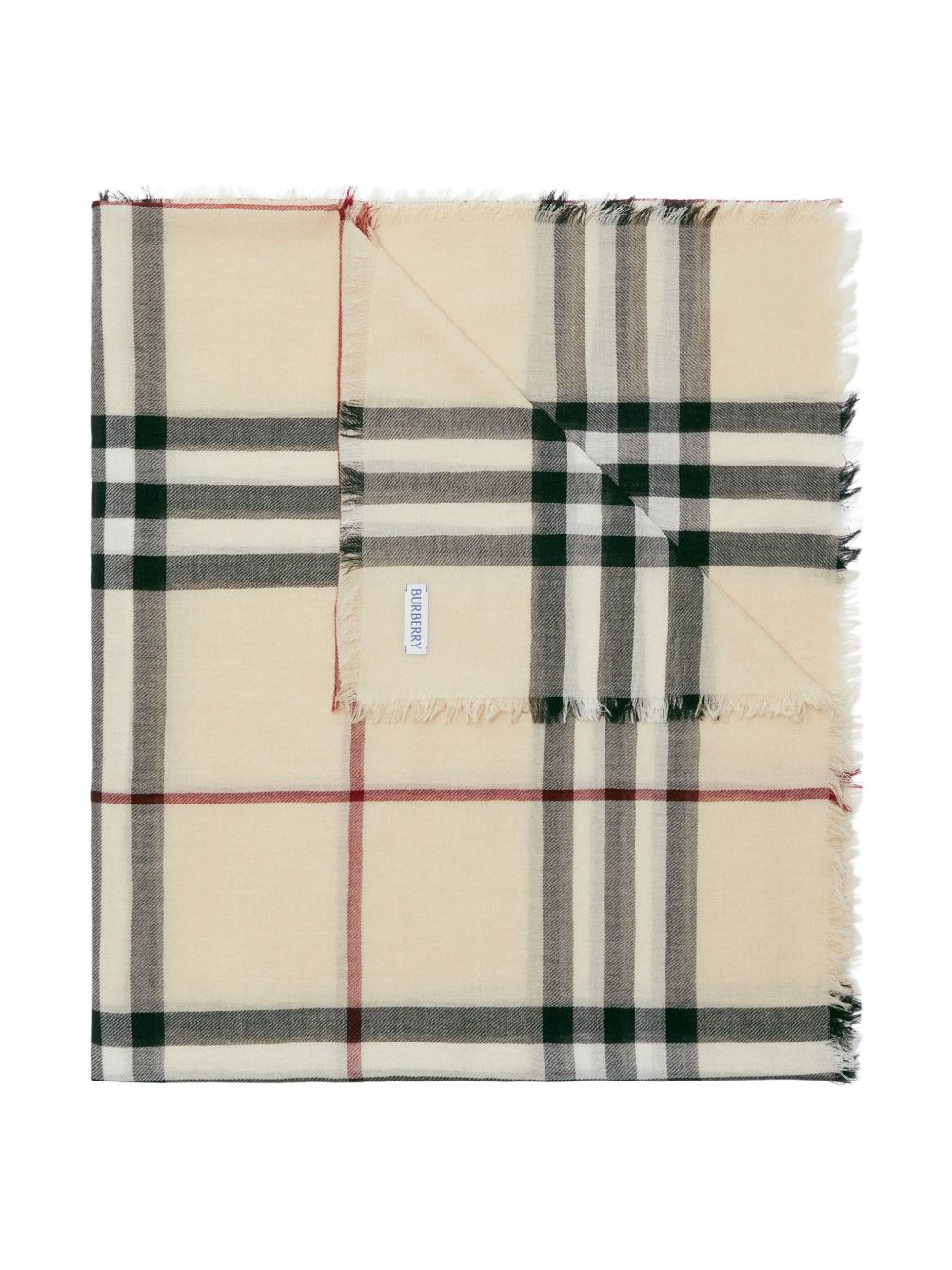 Burberry Scarfs Cream Wool